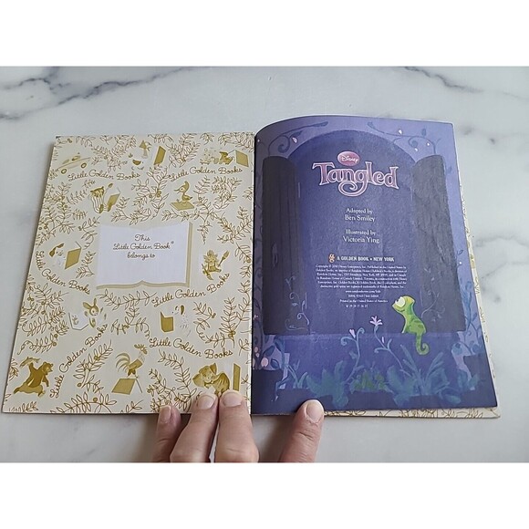 Little Golden Book Ser.: Tangled (Disney Tangled) by Ben Smiley (2010,... - Picture 2 of 10